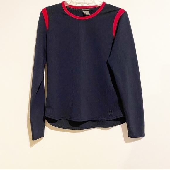 NIKE Sphere Activewear Shirt Blue Pink Size Large - Picture 1 of 6